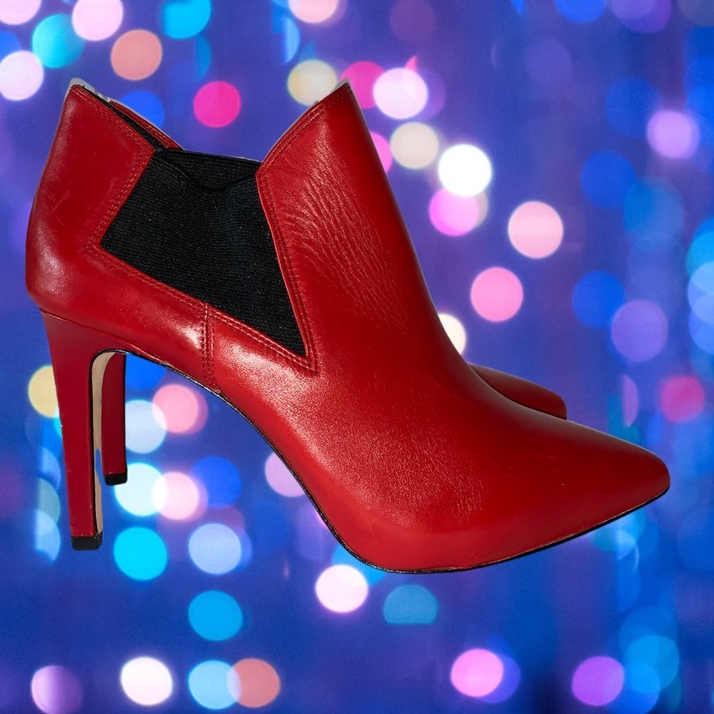 ANTONIO MELANI Red Ankle Boots